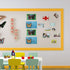 YENHOME Self Adhesive Yellow Bulletin Board Borders Classroom Borders for Bulletin Board 3"X590" Peel and Stick Bulletin Board Border Removable Wallpaper Border Peel and Stick Wall Border for Bedroom by YENHOME