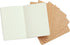 TWONE Pocket Notebook, 6 Pack Mini Notebooks 3.5" x 5.5" Kraft Brown Small Memo Notepad, 30 Sheets, 60 Blank Pages