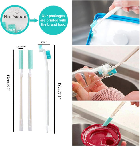Small Cleaning Brushes for Household Cleaning, Crevice Tool Set for Window Tracks, Humidifier, Keyboard