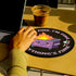 Small Mouse Pad Dumpster on Fire, Cute Funny Round Mousepad for Desk Accessories, This is Fine, 8.6 x 8.6 Inch