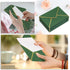 Teling 100 Pack A7 V Flap Envelope Invitations, 5 x 7 Fancy Envelopes with Gold Border for Bridal Shower Wedding