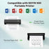 NDYIN 3 8.5"x11" (210 297 mm) N80/D80 Rolls Thermal Printer Paper US Letter Size, x for Portable Printer, BPA free