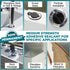 10oz Marine Adhesive Sealant 4000/4200 - Fast Cure UV (White) - Semi-Permanent, Flexible Bonding and Sealing