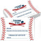 TENTADO Baseball Thank You Cards, Baseball Thank You Cards with Envelopes, Kids Fill