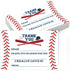 TENTADO Baseball Thank You Cards, Baseball Thank You Cards with Envelopes, Kids Fill