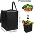 JOUTYFOR 6 Pcs Insulated Shopping Bags For Groceries Large Reusable Cooler Bags Thermal Totes With Zippered Top For Hot