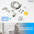 Goseoil Set, Handheld Toilet Bidet Sprayer for Toilet-Adjustable Water Pressure Control with Bidet Hose for Feminine