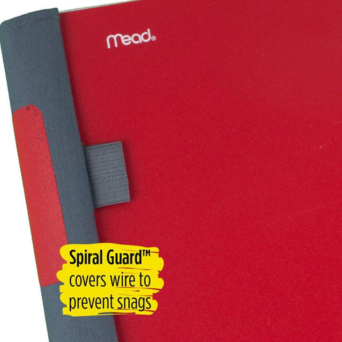 Five Star Advance 5 Subject Spiral Notebook, College Ruled, 200 Sheets, 11" x 8-1/2, Color Selected For You