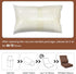 CRAURU 2-in-1 Recliner Cushions for Elderly Egg Crate Foam Seat Cushion and Ergonomic Back Support Pillow Non-Slip