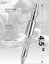 Adjustable Pocket Air Blow Gun, Industrial Style "M" 1/4 Inches Quick Plug, 150 PSI Max Portable Air Blower Pen for Dust Cleaning
