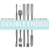 5 Set SURGICAL ONLINE Metal Spatula pcs Kit Tools - Stainless Steel Double-Sided Tools, High Mirror Finish, Built