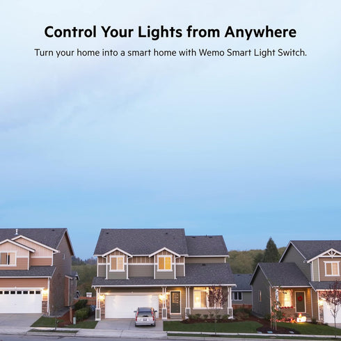 3 Wemo Smart Light Switch with Thread - Smart Switch for Apple HomeKit - Way Switch Compatible - Smart Home Products