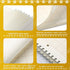 Engineering Computation Pad, 8.5" x 11", Wirebound Spiral Notebook, 100 Sheets, 5 Squares Per Inch, Gold