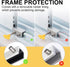 8 Sets Window Locks, Sliding Security Window Lock with Key for Vertical & Horizontal Sliding Windows & Sliding Doors