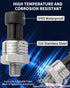 Ronybuy 100 1/8" -27 316 0-100 Psi Oil Fuel Pressure Sensor Transducer Sender NPT Thread with Harness Kit for Fuel Oil