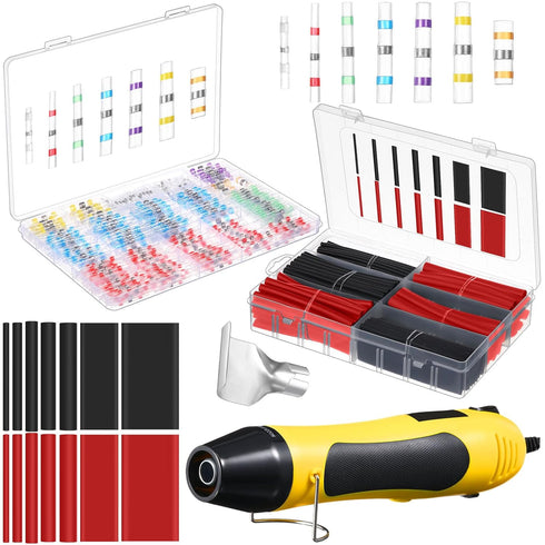 Mimorou 400 Pcs Heat Shrink Solder Seal Wire Connectors Kit with Heat