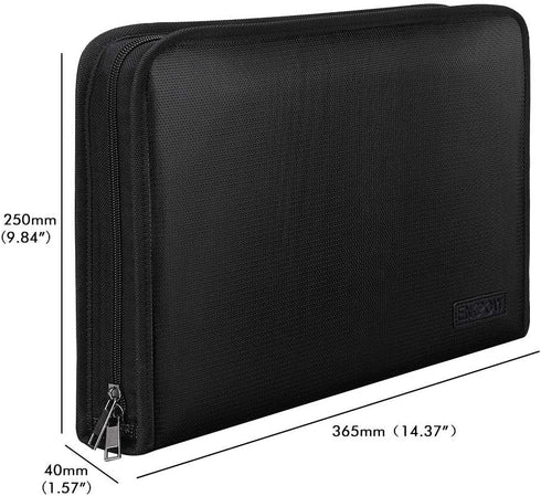 ENGPOW Expanding File Folder - A4 Size Document Organizer, Fireproof, 25 Pockets, Portable Filing