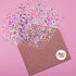 Pastel Watercolor Happy Mail Thank You Sticker Labels, 60 1.5" Circle Stickers by AmandaCreation for Small Businesses