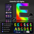 MeRGBWLife Light Up LED Letter Lights USB Powered Color Changing Alphabet Sign, APP Controlled Night Light for Bedroom