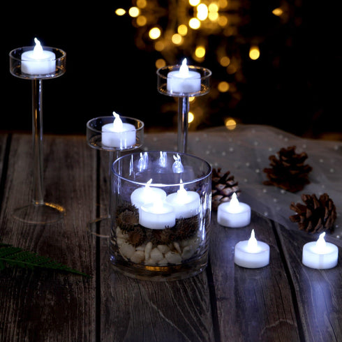 Flicker,100 Pack AGPTEK Tea Lights with Flickering Flameless LED Candles Battery Operated Tealight Candles Long Lasting