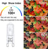 G9 Bulb, 10 Pack G9 40W Bulbs, G9 120V 40W, G9 Dimmable 2800K, G9 Bulb 40 Vinaco Frosted Halogen Light High Brightness