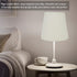 2Pcs E14 European Style Indoor Lampshades for Table Lamp Fabric Lampshade for Chandelier Floor Lamp(Beige)