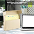 Lineco Archival Legal Size File Folders, Organize Important Documents, 9.5" x 14.75" with Full-Cut Tab, Pack of 50