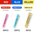 TICONN 60PCS Heat Shrink Butt Wire Connector Kit, Insulated Waterproof Electrical Crimp Terminals for Marine Automotive.