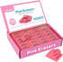 Jumlys Pink Erasers - 120 Pack Bulk for Kids, Students, Teachers, Artists, Latex-Free Smudge-Free