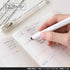 KUTSUWA HiLiNE Pen Zikeshi, Blue Body with Black Core, Eraser Dust Sticks to Magnet (RE034BL)