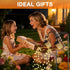 2 Pack Solar Watering Can Lights, Solar Lights Outdoor Decorative, Small Hanging Lantern Landscape Light Waterproof