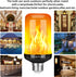 Y-STOP LED Fire Light Bulb with Flickering Flame Effect, 4 Modes for Halloween, Christmas Decorations
