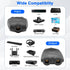 1 2 1 2 24K XMSJSIY Digital Optical Audio Splitter in Out Female to Female Gold-Plated Fiber Optic Port Connector