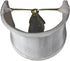 4x4x4 Grey Shantung Clip-On Sconce Half-Sconce Lampshade - Perfect for Chandeliers, Foyer Lights, and Wall sconces