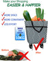 ONEPEACE Foldable Grocery Cart with Wheels, Convenient Shopping Cart for Groceries (Grey Stripe)
