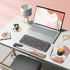 HAOCOO Mouse Pad with Wrist Rest, Gel Wrist Rest Combo for Computer Keyboard and Mouse Pad Set, Pink Boho Ergonomic