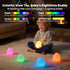 16 Dimmable Baby Night Light: Colors Changing Silicone Egg Light for Nursery, Rechargeable Touch Nightlight for Kids