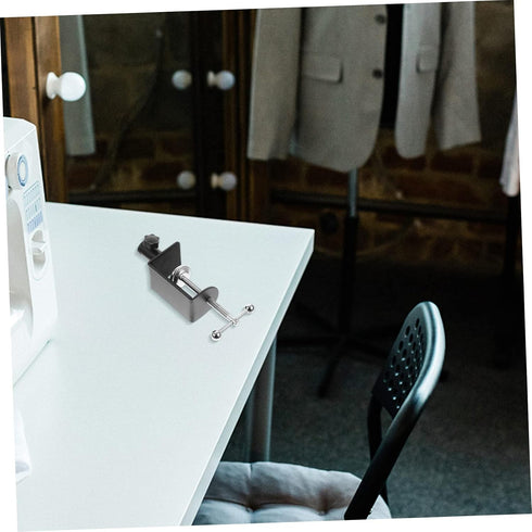 HONITANO Adjustable Desk Clamp Table Mounting C-Clamp for Lamp Light Stand and Tablet Holder with Stable Cantilever
