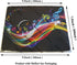 Standard 9.5 x 7.9 Inch Mouse Pad - Rainbow Music Note by Meffort Inc