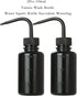 2Pcs 150ml Tattoo Wash Bottle, 5oz Water Squirt Bottle for Succulent Watering, Safety Rinse Tools, Black Washing Bottle
