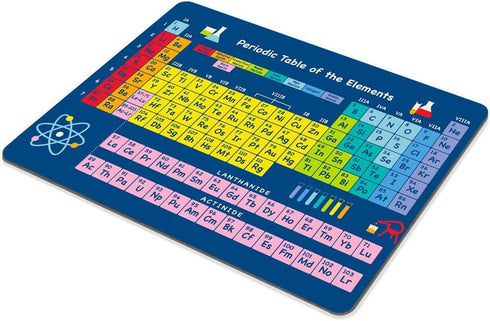 Smooffly Gaming Mouse Pad Custom, Periodic Table by Chemistry Elements, Non-Slip Thick Rubber Large Mousepad