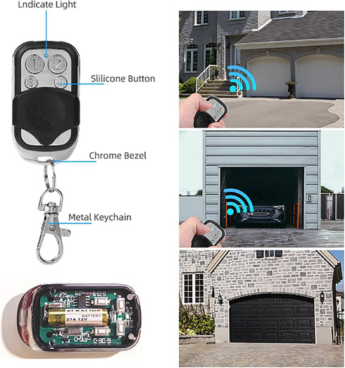UpTuoLi 433mhz 433.92 Garage Door Opener Remote, Garage Door Opener, Gate Openers, Remote Control Duplicator Electric