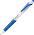 Pentel GlideWrite Ballpoint Pen with TechniFlo Ink, (1.0mm) Medium Line, Light Blue Ink, Box of 12 (BX910-S1)