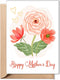 TRIDECOR Mothers Day Card from Daughter, Son, Kids 5"7" Folded Greeting Card with