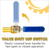 Metalwork Forged Brass Full Port Shut Off PEX Ball Valve, 5/8" Barb x 5/8" Barb, 90 Degree, 2 Pcs