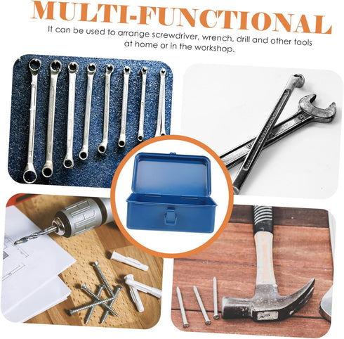 UPKOCH Box Portable Tool Case, Storage Bins for Mechanics Tools Organizer, Essential Tool Container
