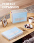 ThinkTex Accordion File Organizer, 26 Pockets Expanding File Folders, Monthly Bill Receipt Organizer, Blue