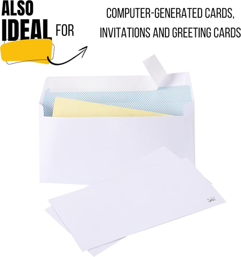 Mr. Pen- Security Envelopes #10, 50 Pack, Self Seal Business Envelopes, Peel and Seal Security Envelopes