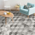 10 Pcs Hexagon Non-Slip Vinyl Floor Sticker, Peel and Stick Self-Adhesive Wallpaper for Home Decor