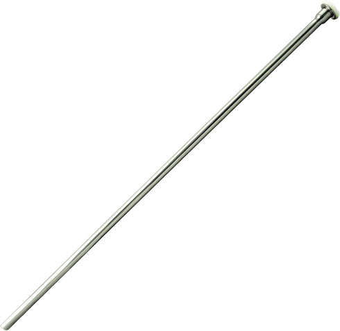 Westbrass R124-05 3/8" x 20" Flat Head Toilet Supply Riser, 1-Pack, Polished Nickel